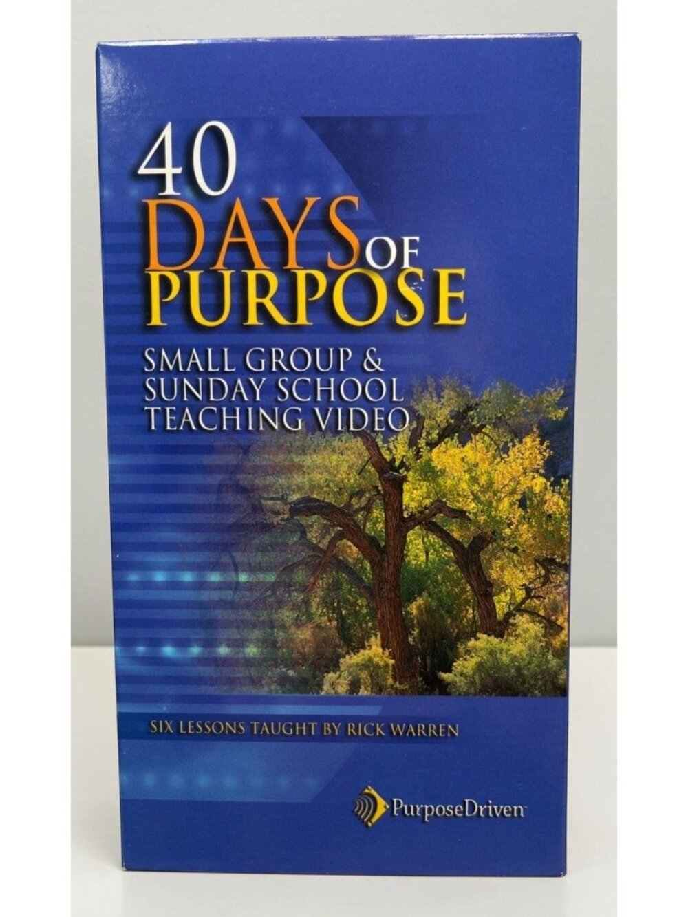 40 Days Of Purpose VHS Rick Warren Small Group & Sunday School Video Lessons